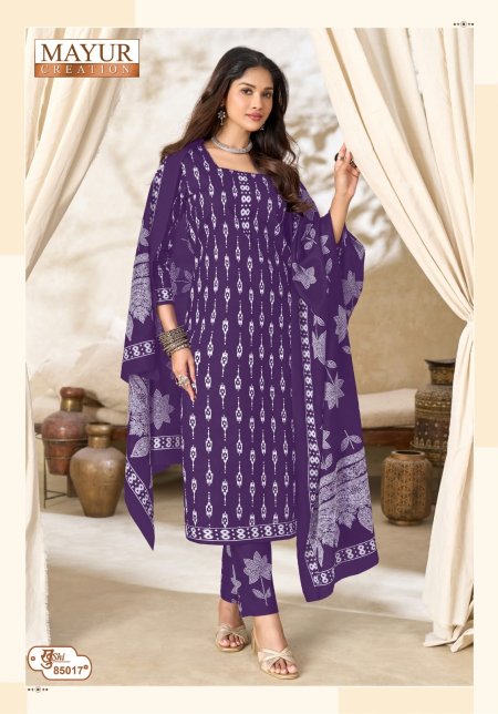 Khushi Vol 85 By Mayur Cotton Printed Dress Material 